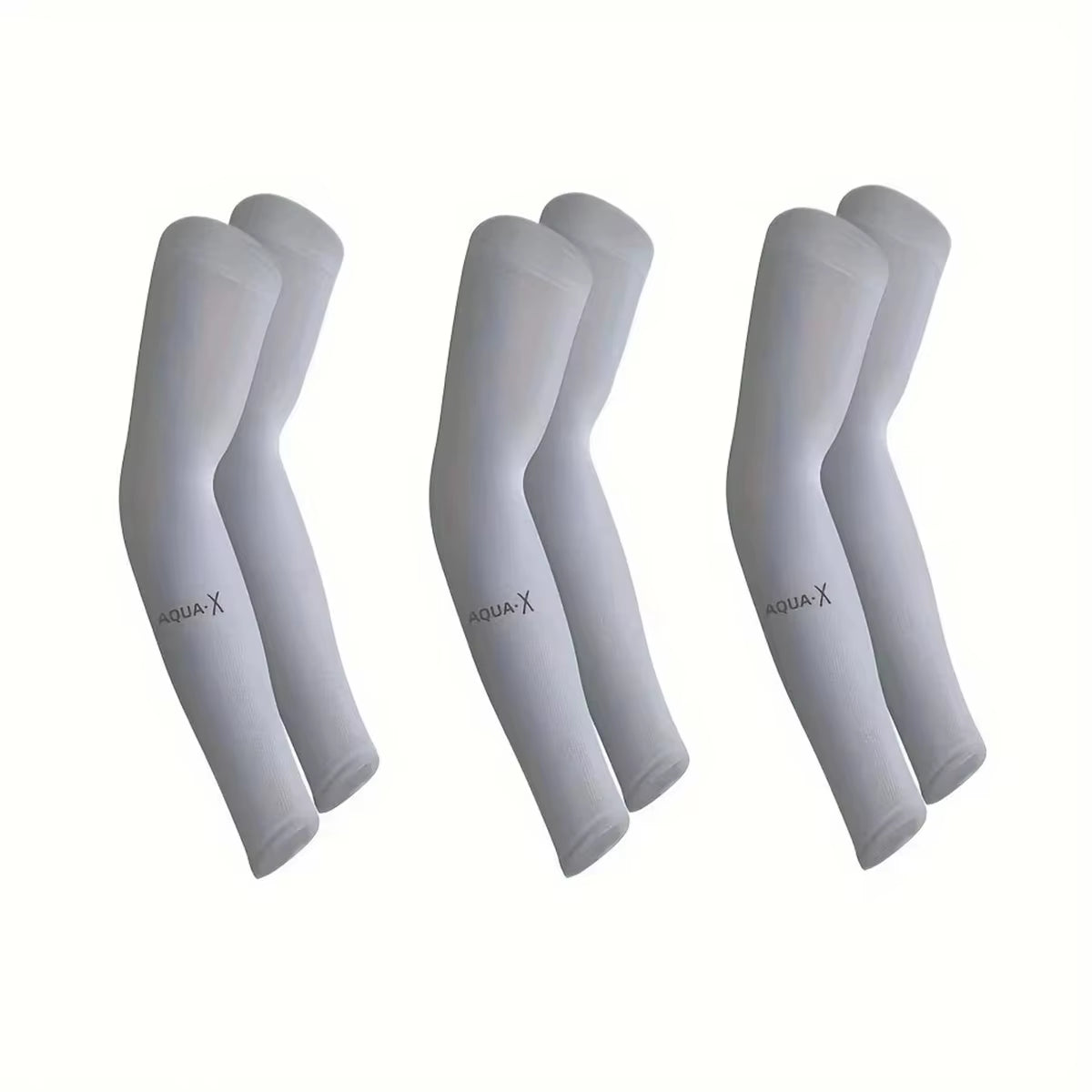 3Pcs Unisex Ice Silk Arm Sleeves for Summer Sun Protection Outdoor Cycling UV Protection Cooling Men'S Women'S Gloves